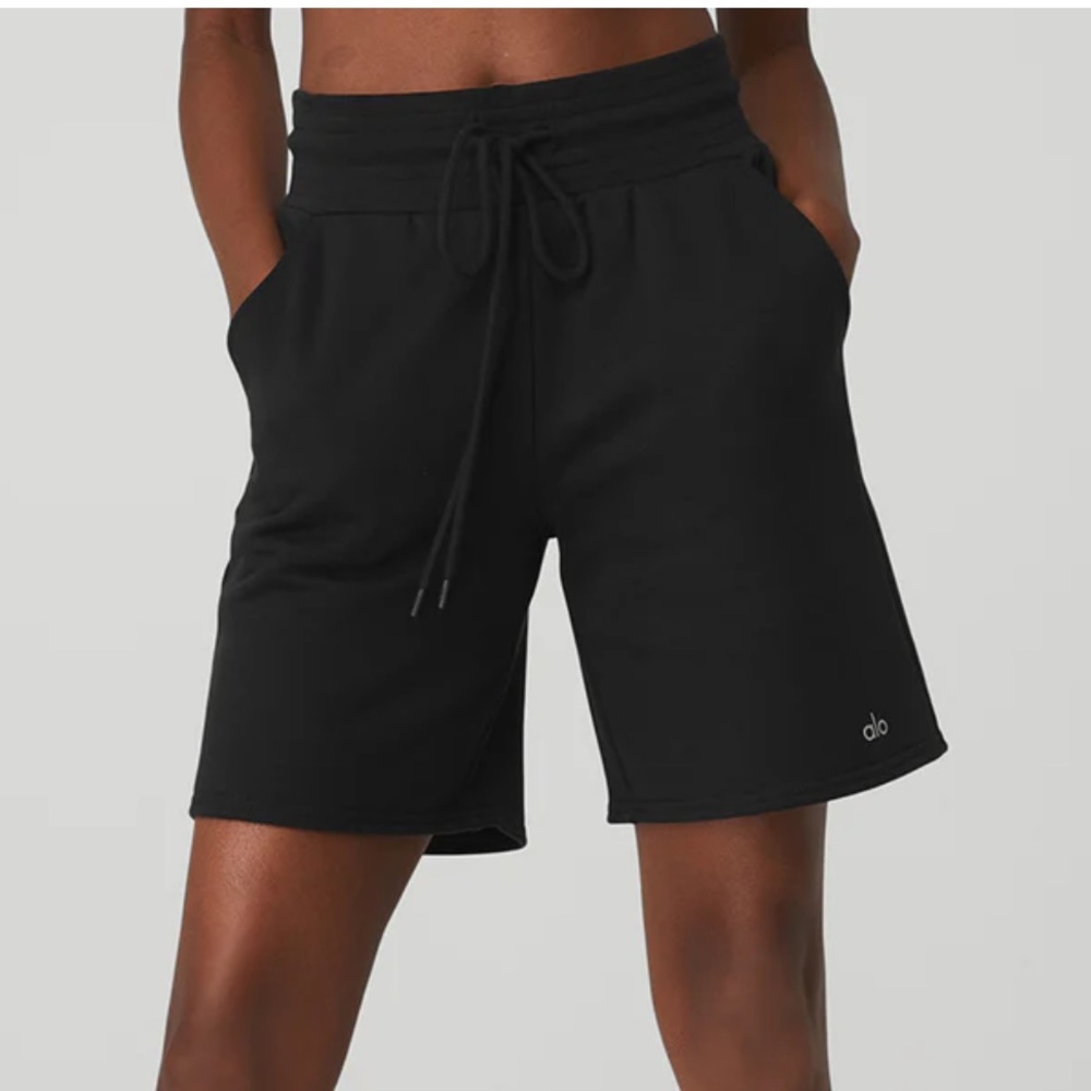 ALO Yoga Women's Classic Black Athletic Shorts